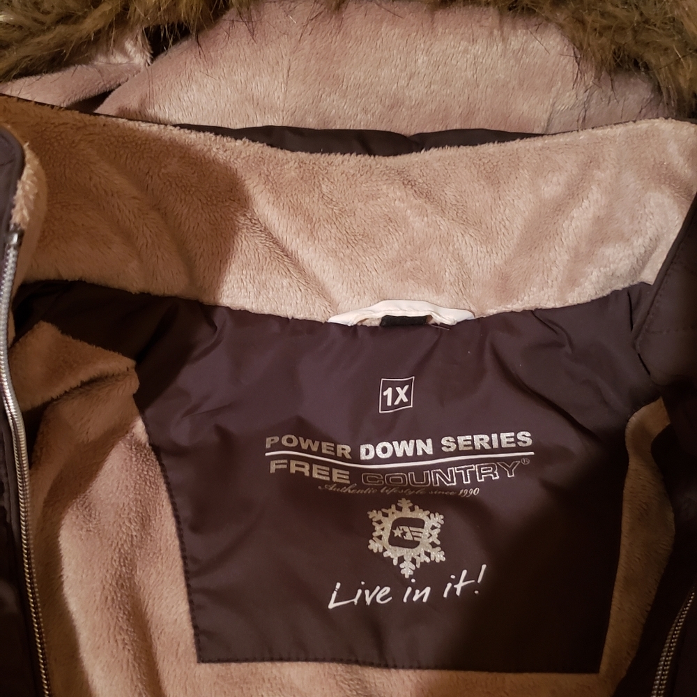 Parka free country power down series coat